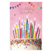 Picture of BIRTHDAY WISHES CANDLES ON CAKE